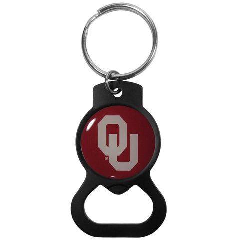 Oklahoma Sooners Bottle Opener Key Chain - Black