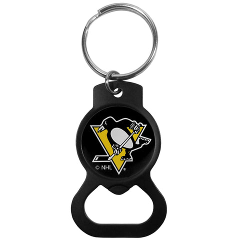 Pittsburgh Penguins Bottle Opener Key Chain - Black