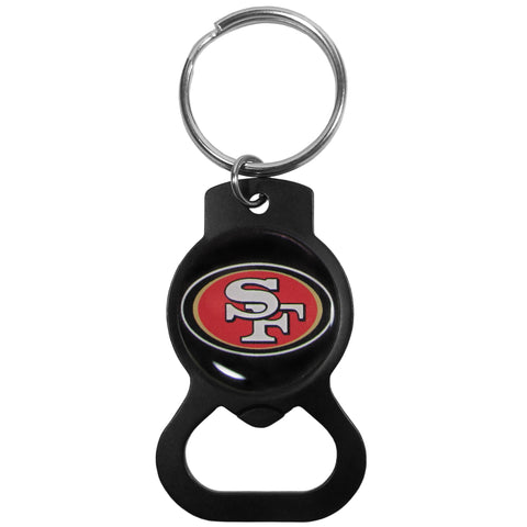 San Francisco 49ers Bottle Opener Key Chain - Black