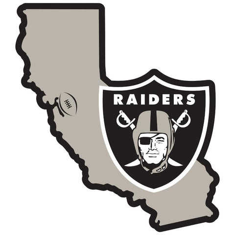 Oakland Raiders 11" Home State Magnet