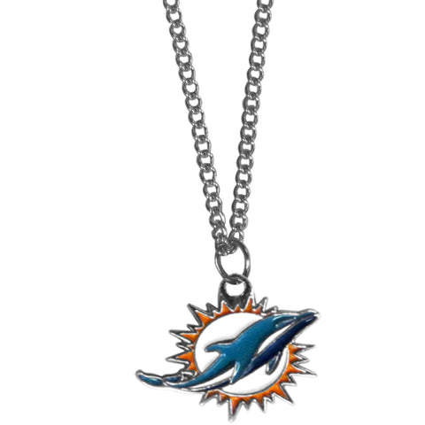 Miami Dolphins 22" Chain Logo Necklace