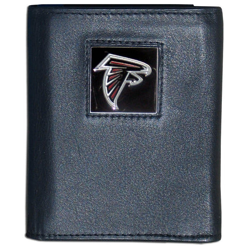 Atlanta Falcons Fine Grain Leather Wallet