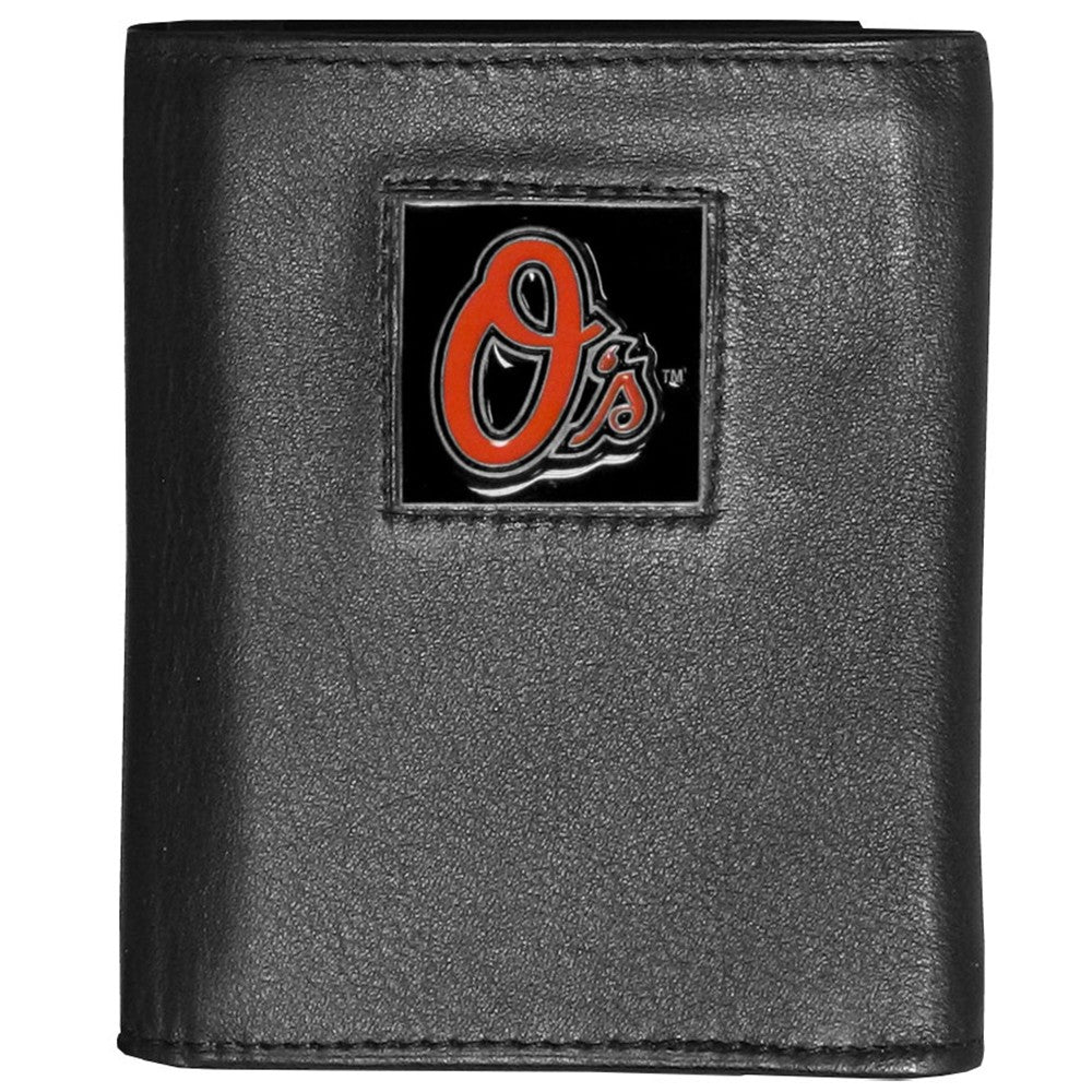Baltimore Orioles Fine Grain Leather Wallet