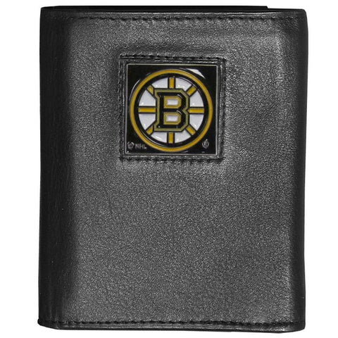 Boston Bruins Fine Grain Leather Wallet