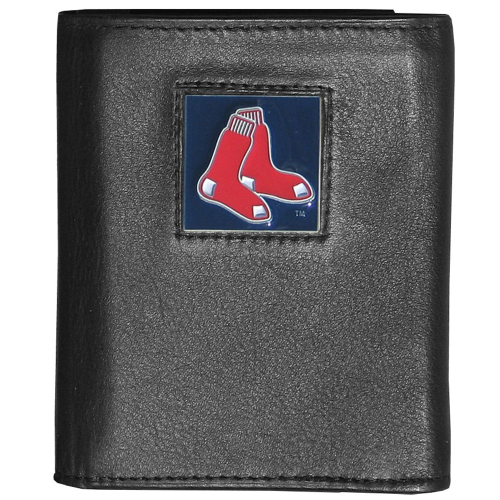 Boston Red Sox Fine Grain Leather Wallet