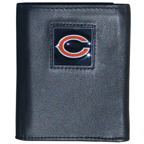 Chicago Bears Fine Grain Leather Wallet