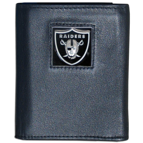 Las Vegas Raiders Fine Grain Leather Wallet