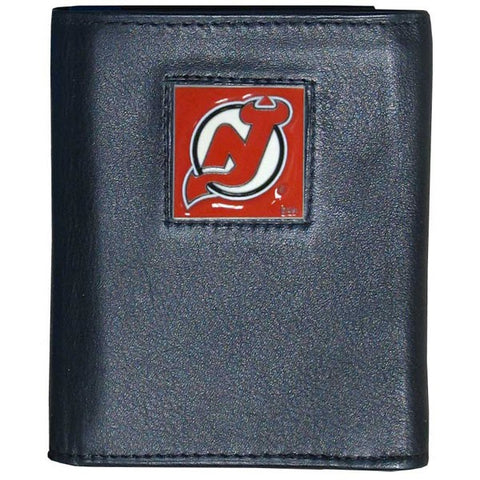 New Jersey Devils Fine Grain Leather Wallet