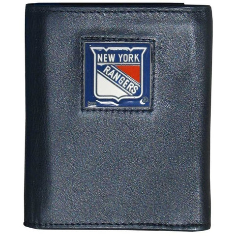 New York Rangers Fine Grain Leather Wallet