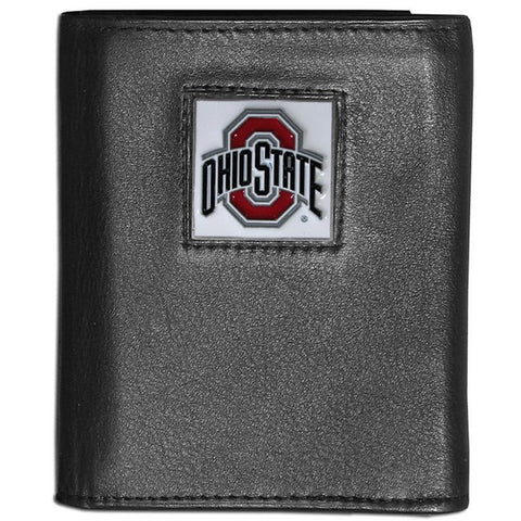 Ohio State Buckeyes Fine Grain Leather Wallet