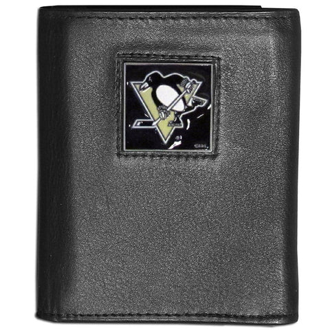 Pittsburgh Penguins Fine Grain Leather Wallet