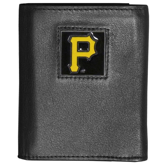 Pittsburgh Pirates Fine Grain Leather Wallet
