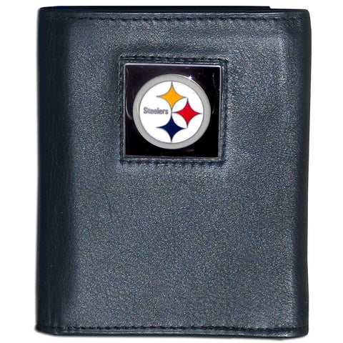 Pittsburgh Steelers Fine Grain Leather Wallet