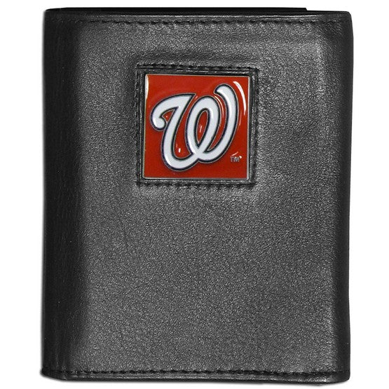 Washington Nationals Fine Grain Leather Wallet
