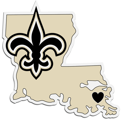 New Orleans Saints Home State Decal