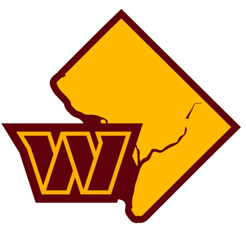 Washington Commanders Home State Decal