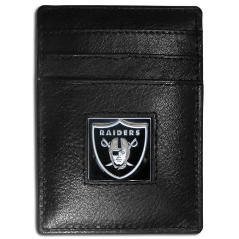 Las Vegas Raiders Money Clip & Card Holder