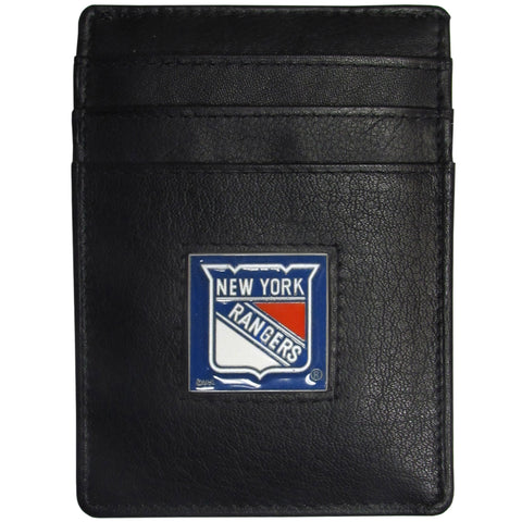 New York Rangers Money Clip & Card Holder