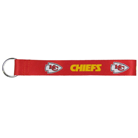 Kansas City Chiefs Wristlet Lanyard Keychain