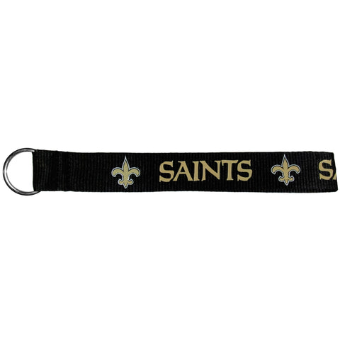 New Orleans Saints Wristlet Lanyard Keychain