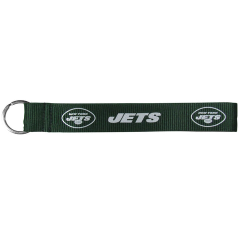 New York Jets Wristlet Lanyard Keychain
