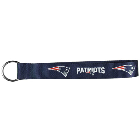 New England Patriots Wristlet Lanyard Keychain