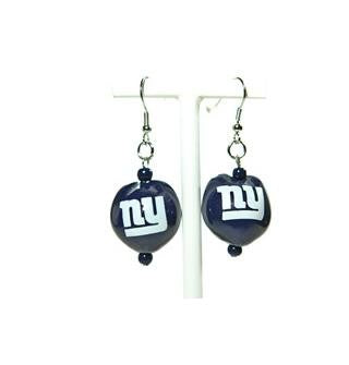 New York Giants Kukui Nuts J-Hook Earrings