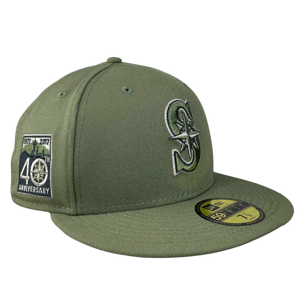 59FIFTY Seattle Mariners Olive/Camo 40th Anniversary Patch