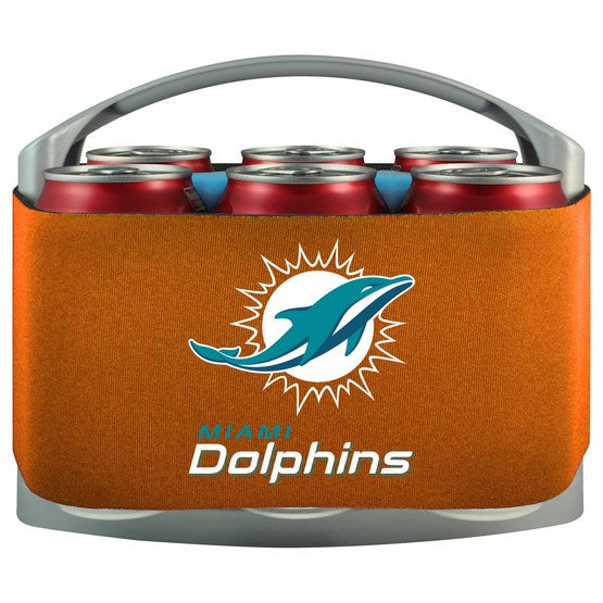 Miami Dolphins 6 Pack Can Cooler