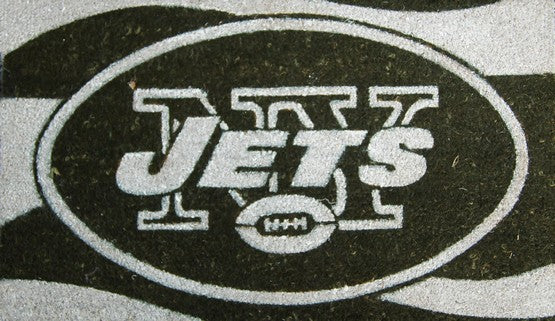 New York Jets Jute Door Mat