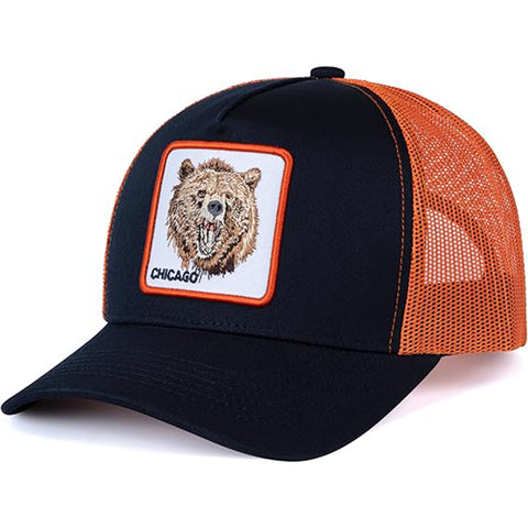Chicago Patch Mesh Trucker Snapback Hat