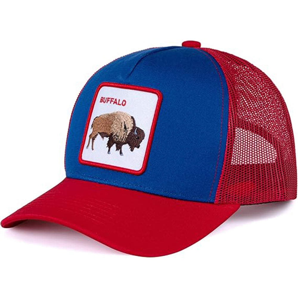 Buffalo Patch Mesh Trucker Snapback Hat