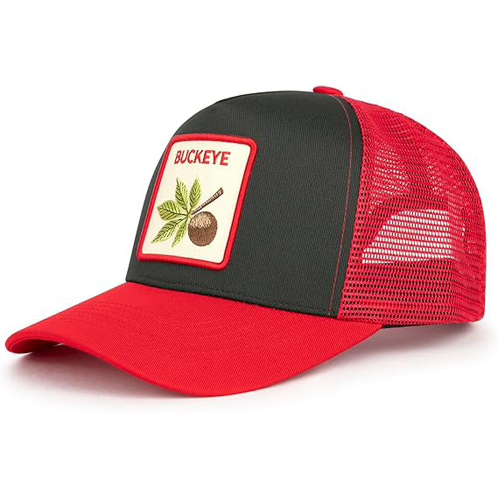 Buckeye Patch Mesh Trucker Snapback Hat