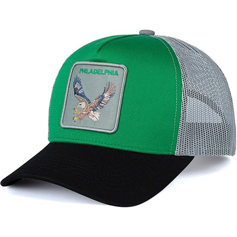 Philadelphia Patch Mesh Trucker Snapback Hat