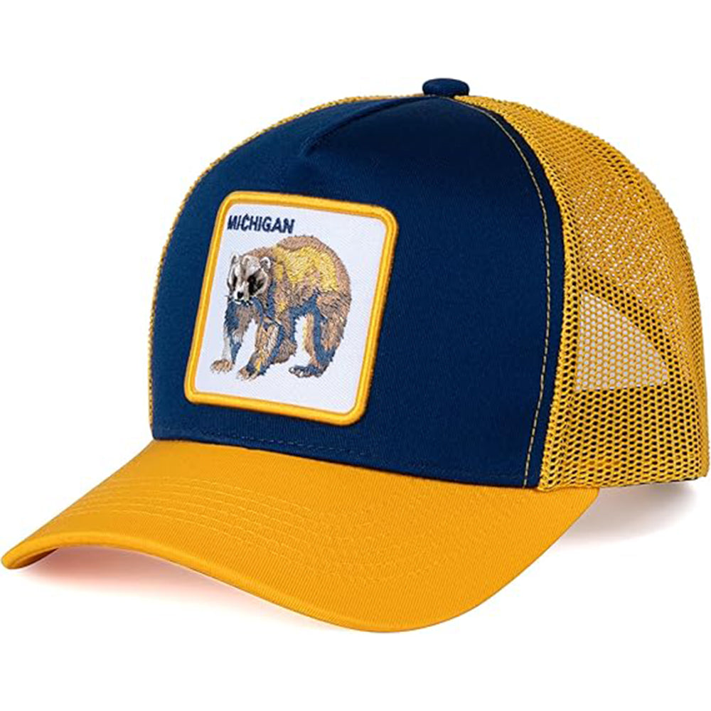 Michigan Patch Mesh Trucker Snapback Hat