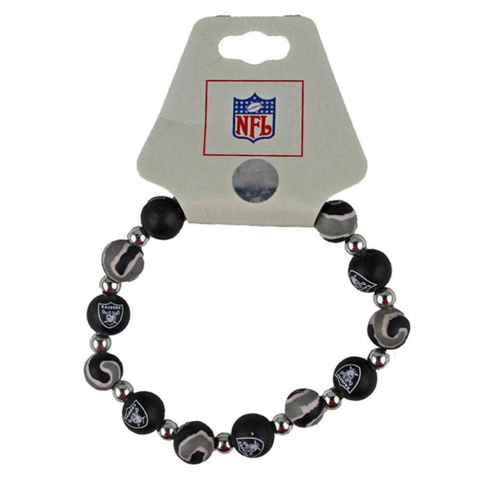 Las Vegas Raiders Silver Space Bracelet