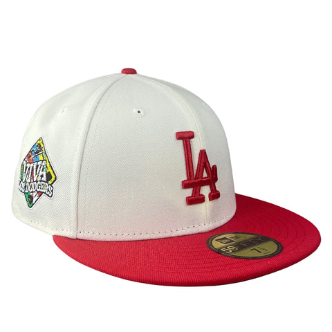59FIFTY Los Angeles Dodgers Chrome/Red/Green Viva Los Dodgers Patch