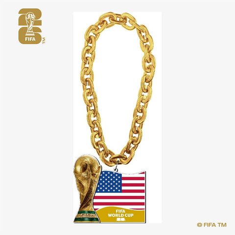 FIFA World Cup 2026 Trophy Flag Fan Chain - USA