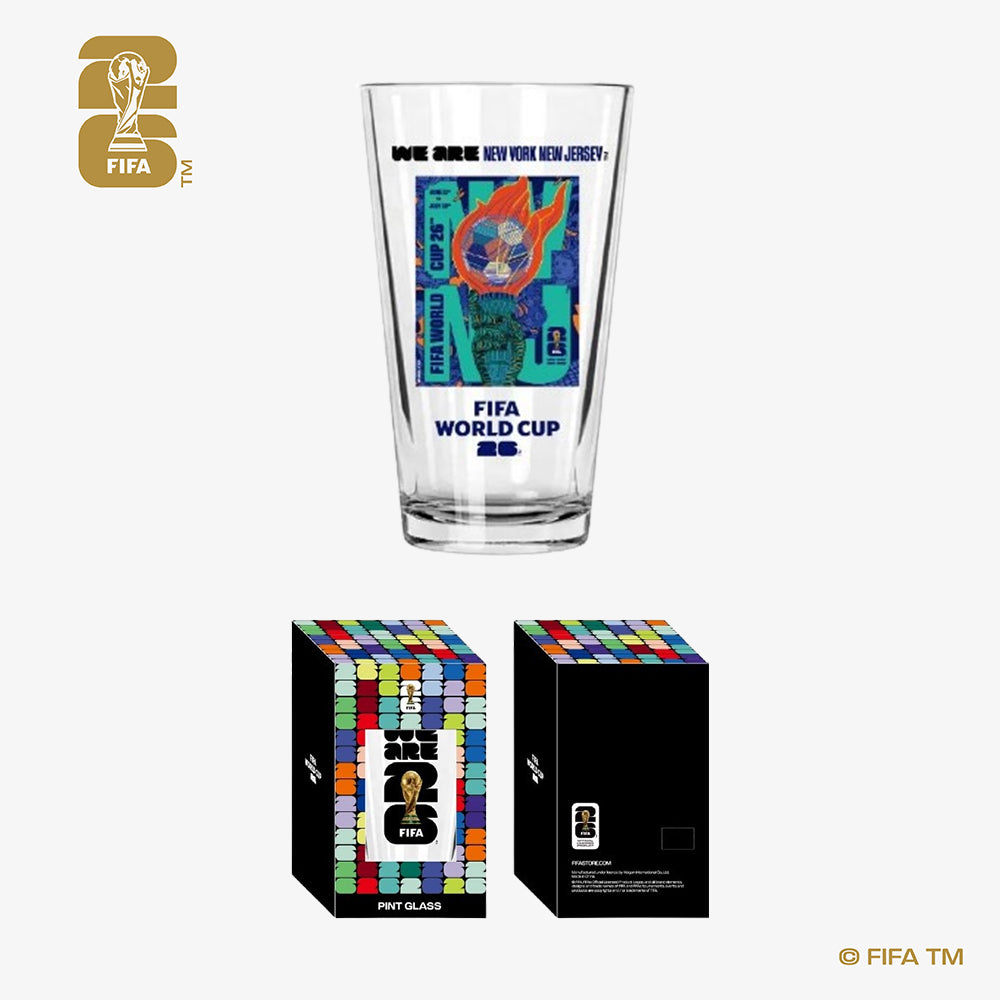 FIFA World Cup 2026 Host City 16oz Pint Glass - New York/New Jersey