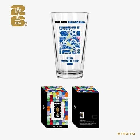 FIFA World Cup 2026 Host City 16oz Pint Glass - Philadelphia