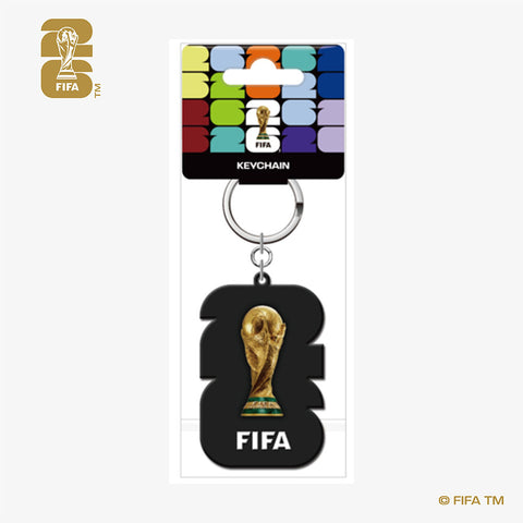FIFA World Cup 2026 Rubber Trophy Keychain