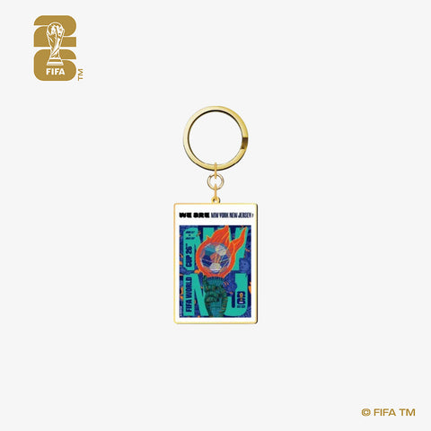 FIFA World Cup 2026 Host City Poster Keychain - New York/New Jersey