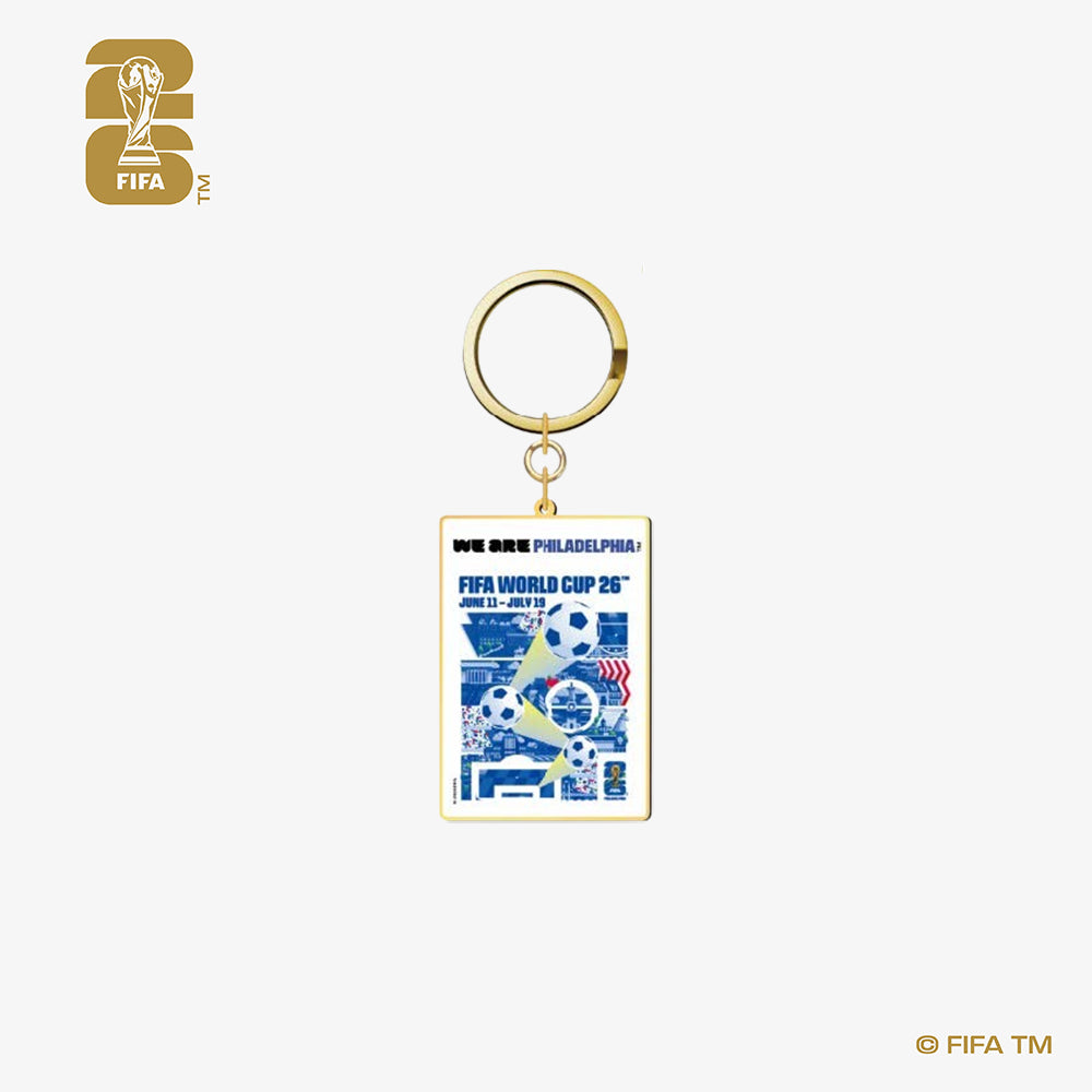 FIFA World Cup 2026 Host City Poster Keychain - Philadelphia