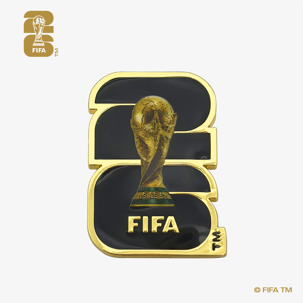 FIFA World Cup 2026 Emblem Pin - Gold Zinc