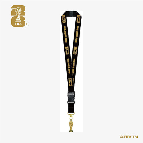 FIFA World Cup 2026 Lanyard - with 3D Trophy Emblem