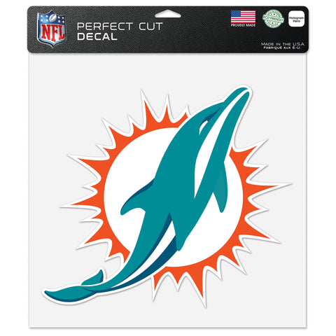 Miami Dolphins 12" x 12" Logo Decal
