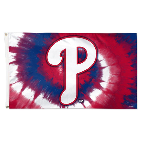 Philadelphia Phillies 3' x 5' Deluxe House Flag - Tie Dye