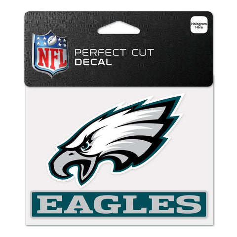 Philadelphia Eagles 4.5" X 5.75" Perfect Cut Color Decal