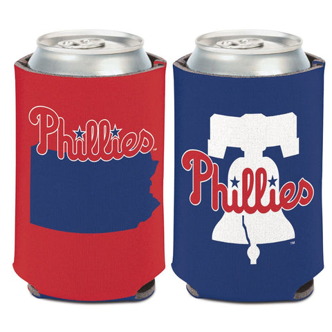 Philadelphia Phillies State Shape Can Cooler