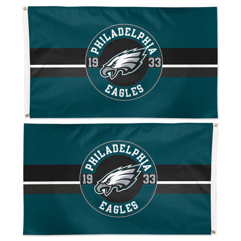 Philadelphia Eagles Applique Flags 3' x 5'